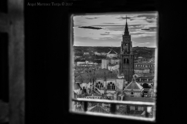 2017 11 10 La Catedral desde una ventana del Alcazar